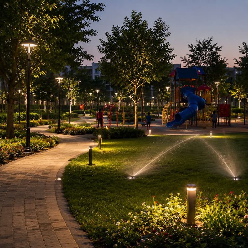 Lighting & irrigation systems