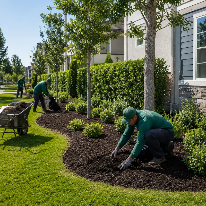 Mulching works