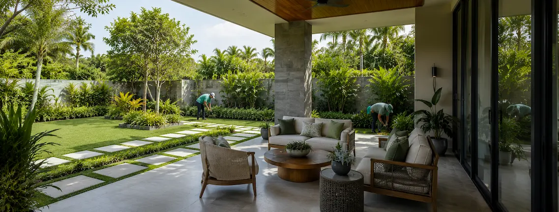 Villa Landscape Footer