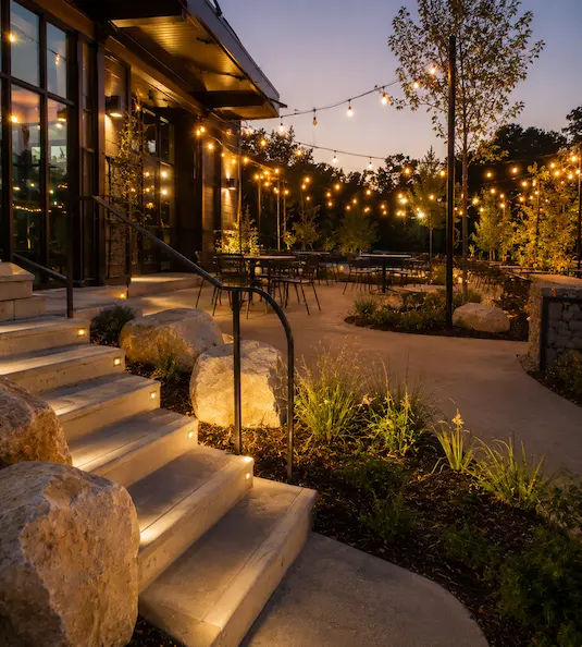 Cafe Landscape Construction
