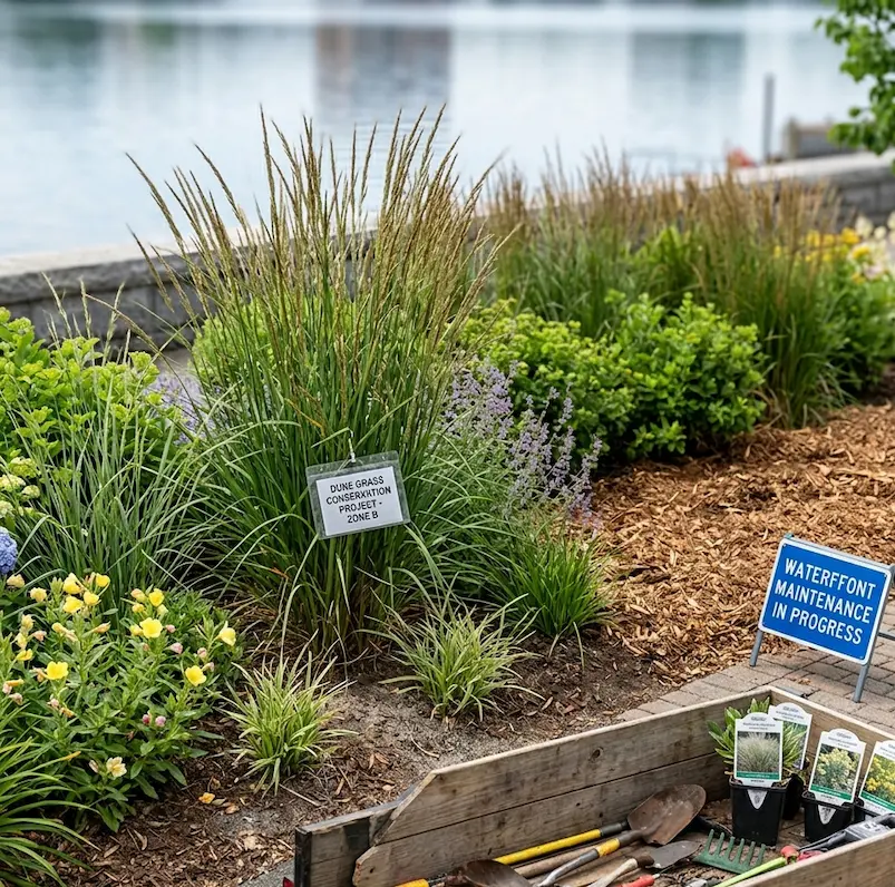 Coastal planting & dune grasses