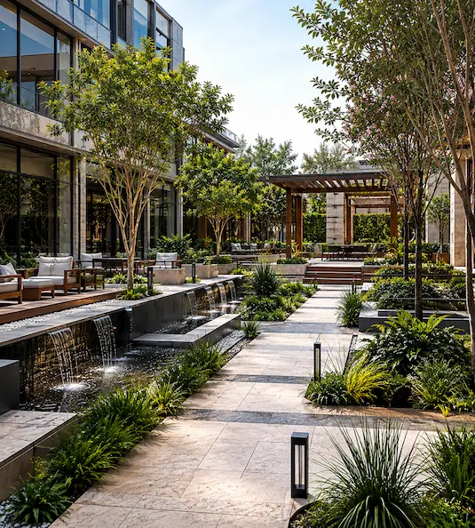 Commercial landscape Center2