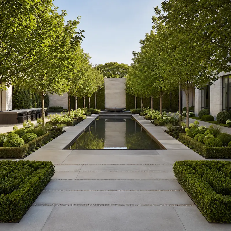 Formal garden & courtyard design