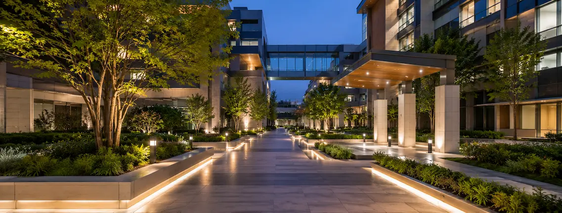 Hospital Landscaping Footer
