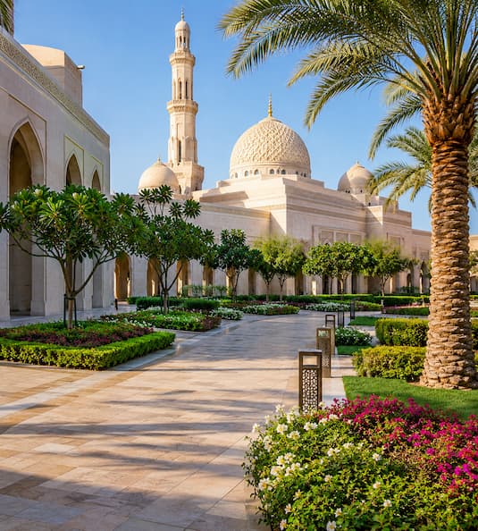 Mosque Landscaping Construction