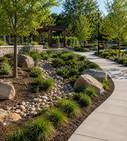 Park Landscaping construction