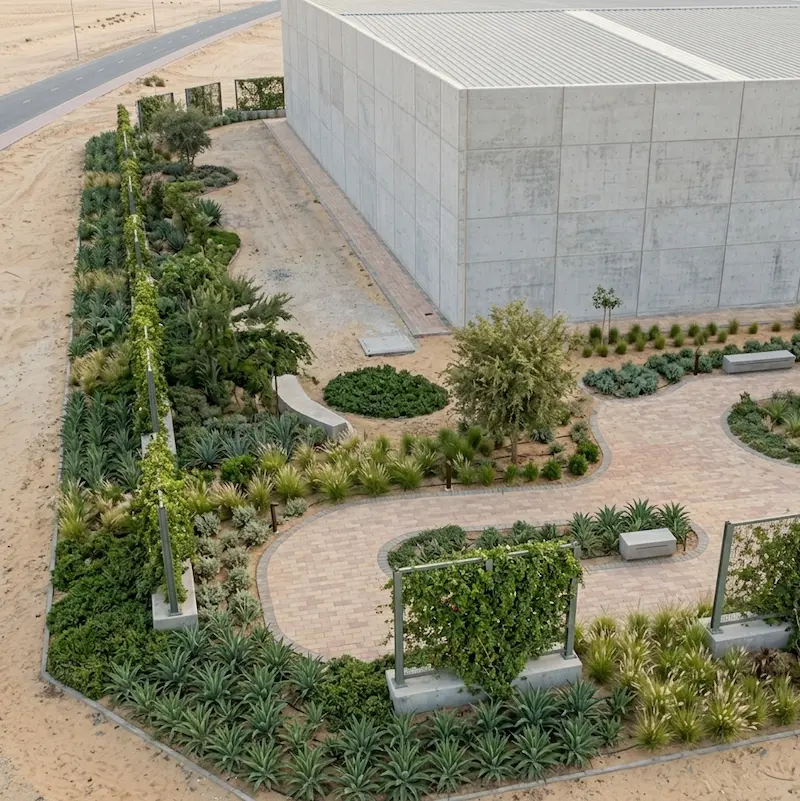 Perimeter planting & green screens
