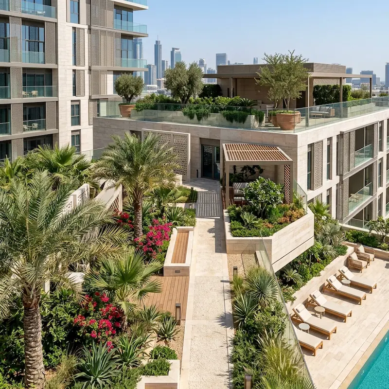 Rooftop & podium garden design
