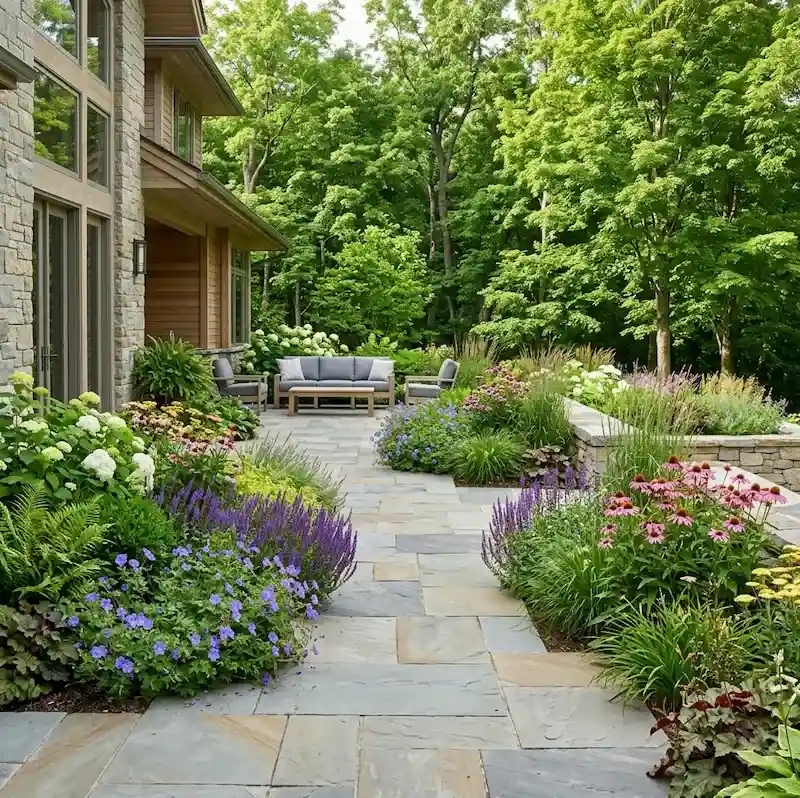 Softscape planting for common areas