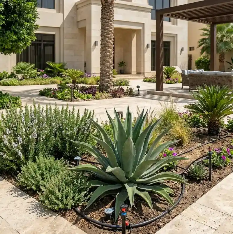 Softscape planting irrigation