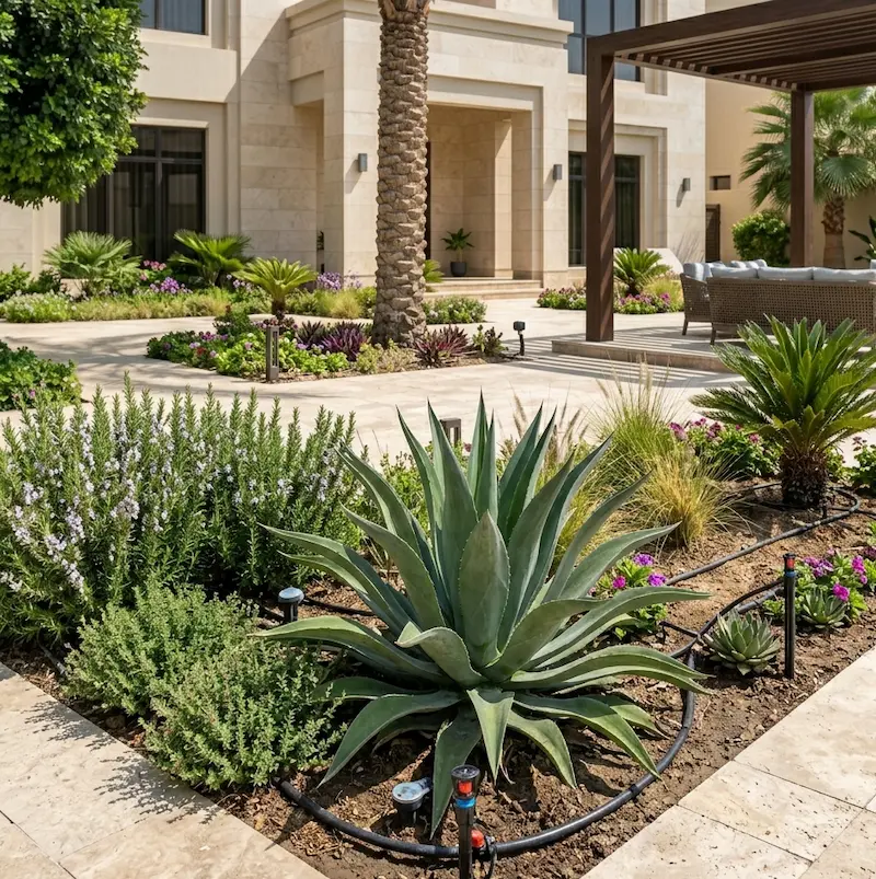 Softscape planting & irrigation