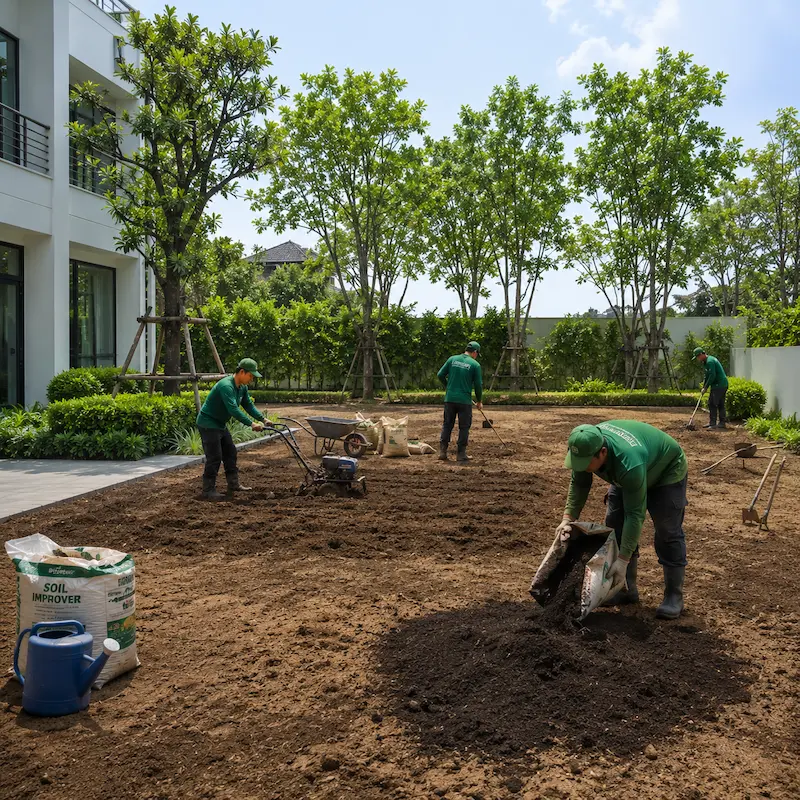 Soil preparation & improvement