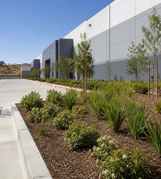 Warehouse Landscaping Construction