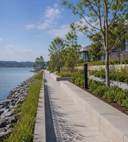 Waterfront Landscaping Construction