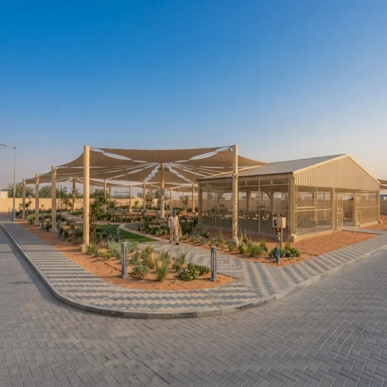 AlReem Tensile Canopy Exterior
