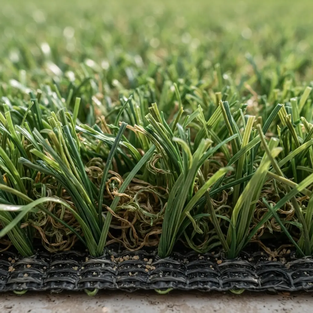 Artificial grass close up texture