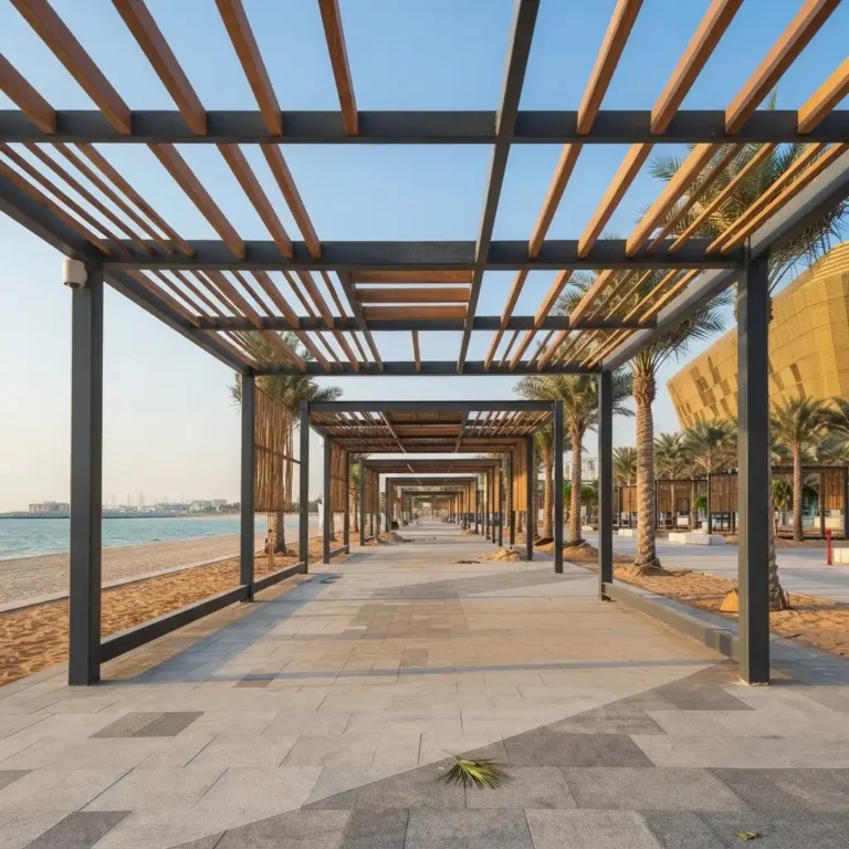 BayBeach Pergola Hardscape