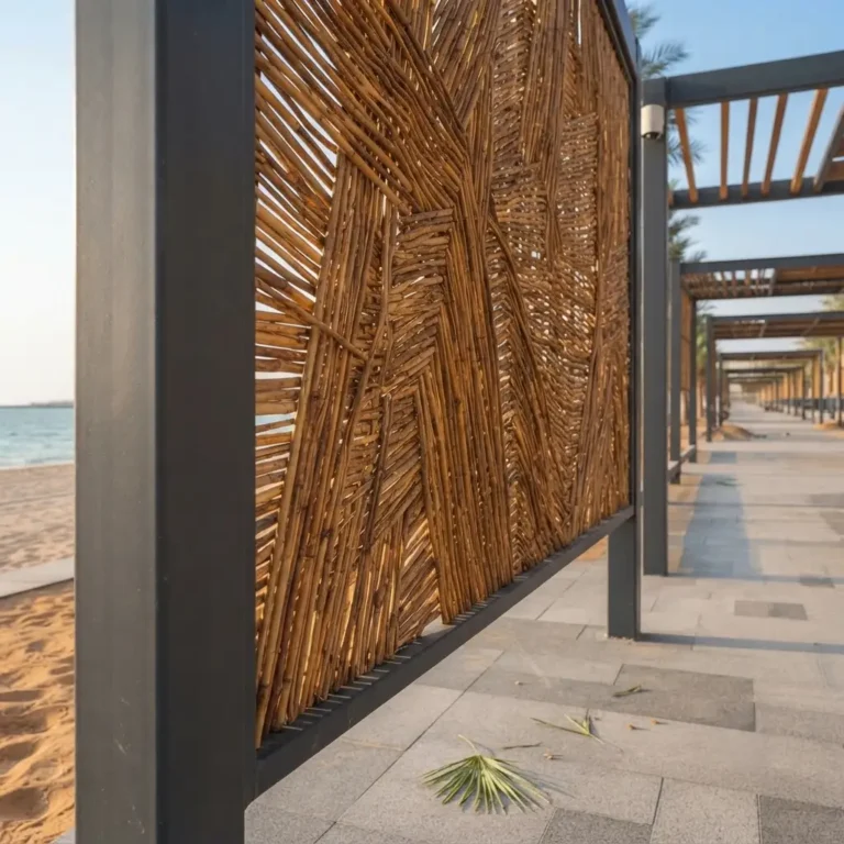 BayBeach Pergola Reed Screen
