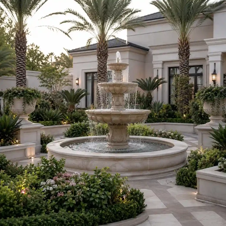 Maqsood Villa Stone Fountain