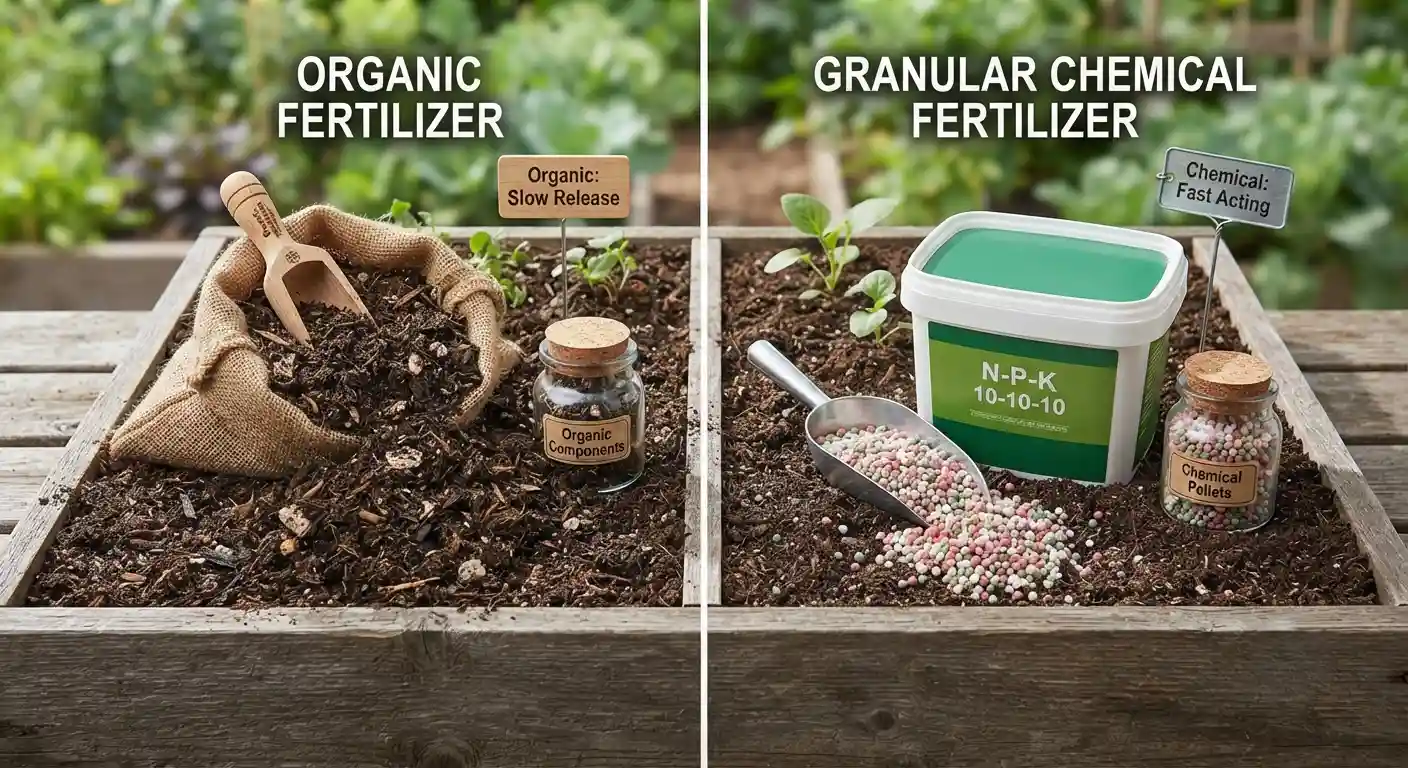 Organic fertilizer UAE compared to chemical fertilizer