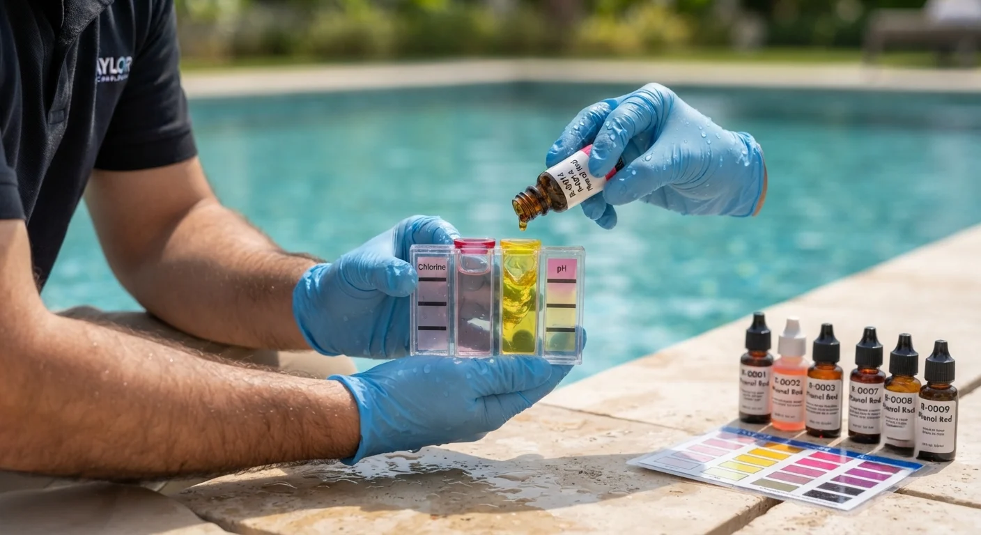 Pool maintenance UAE water testing service