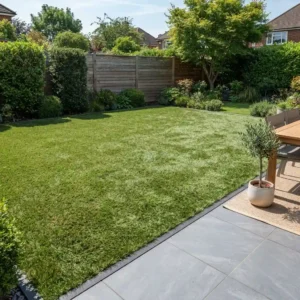 Premium artificial grass garden lawn