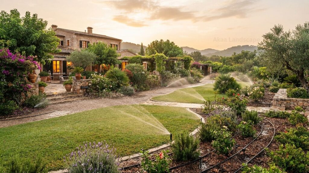Smart irrigation systems in dubai garden overview