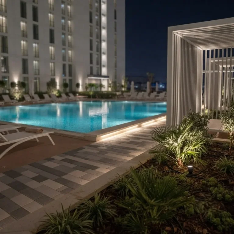 Sobha Pool Landscape Framing