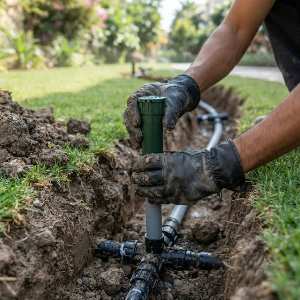 Sprinkler Head Installation