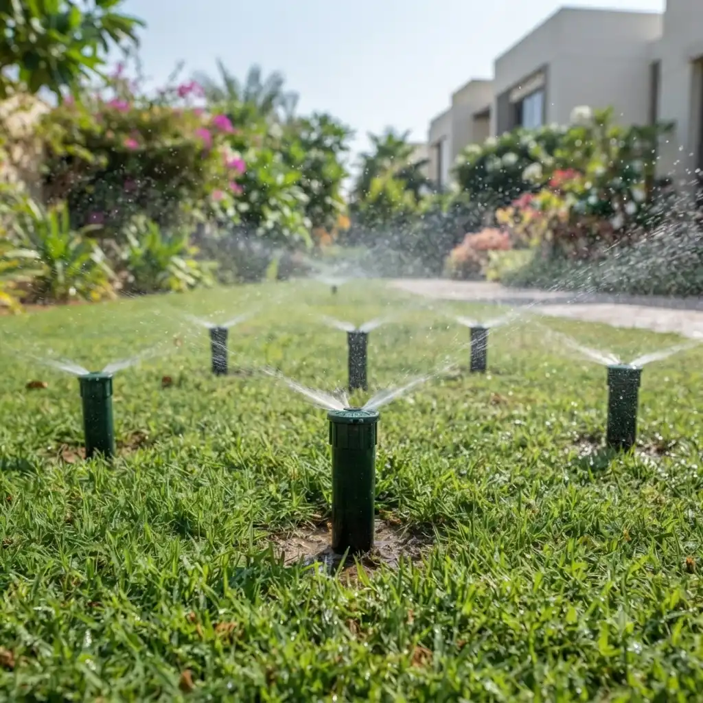Sprinkler Head Zone Coverage