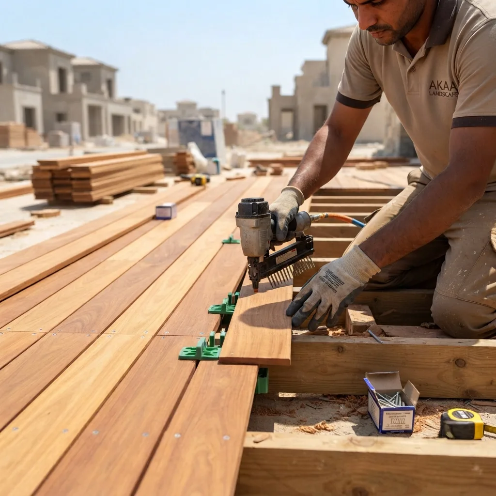 Teak Decking Installation