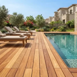 Teak Decking Poolside