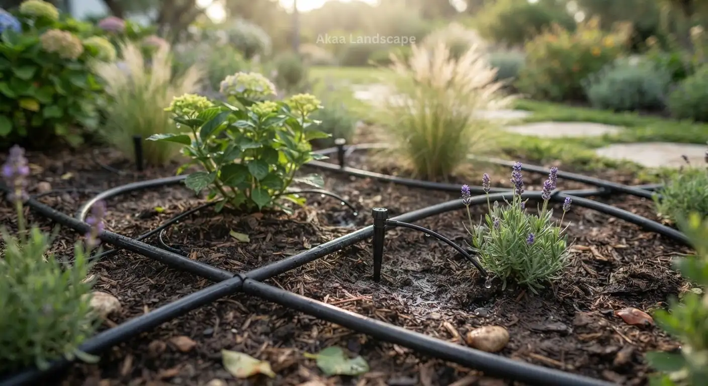 drip irrigation system for landscape design UAE