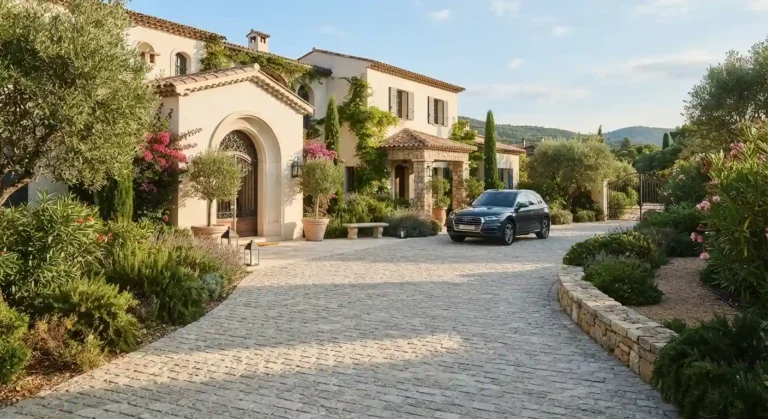heat resistant granite driveway paving dubai