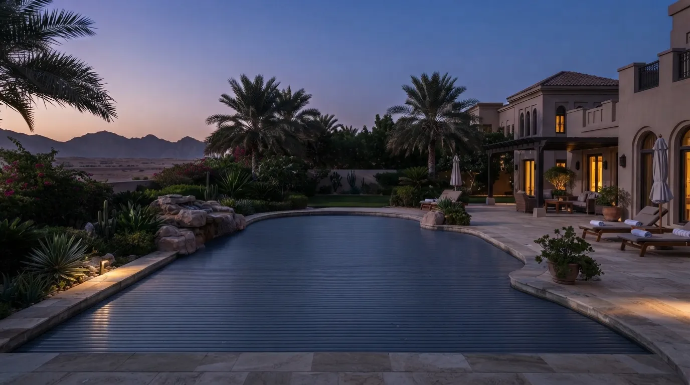 winter pool cover maintenance uae