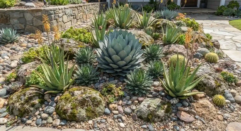 Agave aloe vera xeriscaping uae