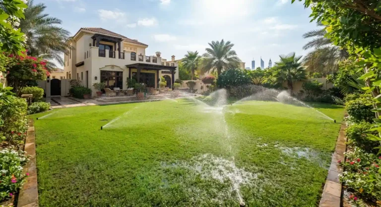 Bermuda grass lawn uae villa