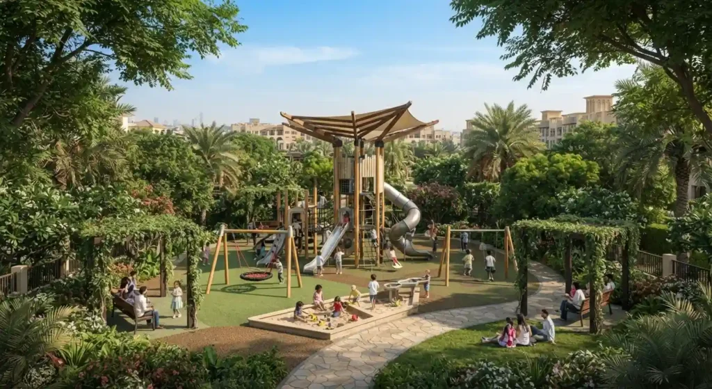 Childrens play area uae park Childrens play area uae park