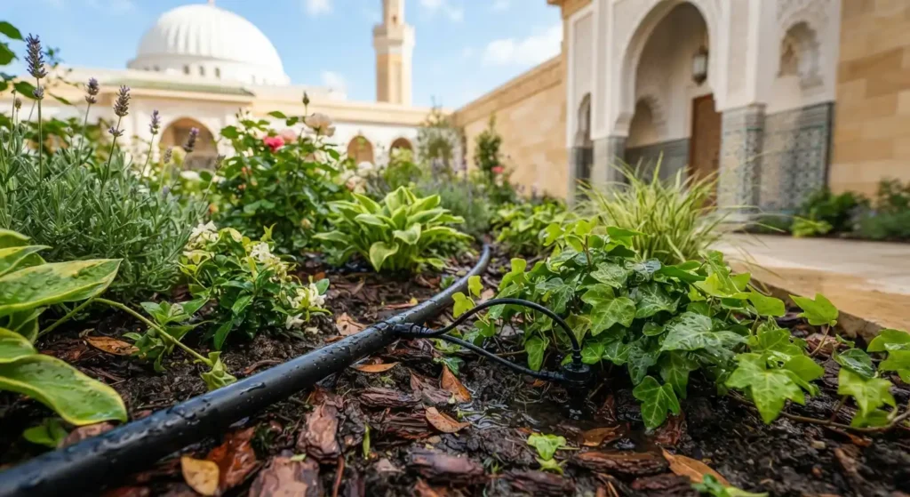 Drip irrigation mosque landscaping uae Drip irrigation mosque landscaping uae