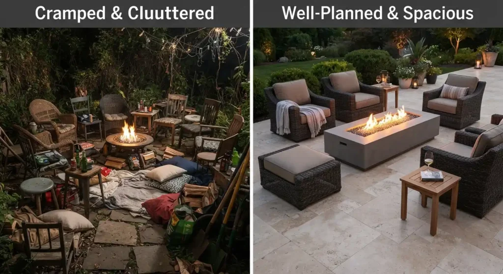 Fire pit garden layout mistakes Fire pit garden layout mistakes