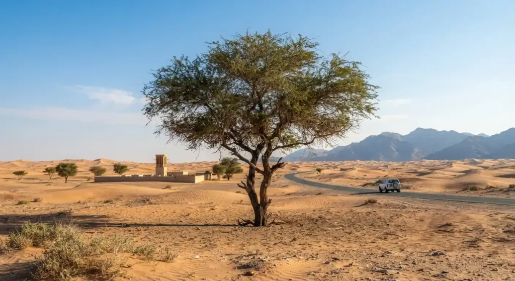 Ghaf tree native uae landscaping