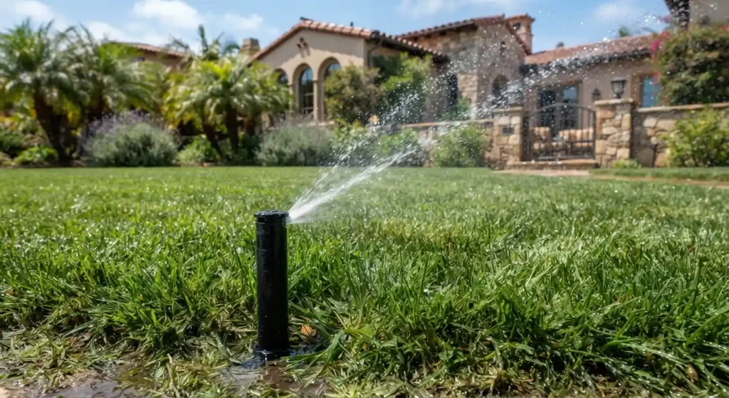Pop up sprinkler villa lawn dubai Pop up sprinkler villa lawn dubai