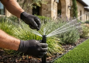 Adjust sprinkler head screwdriver garden Adjust sprinkler head screwdriver garden