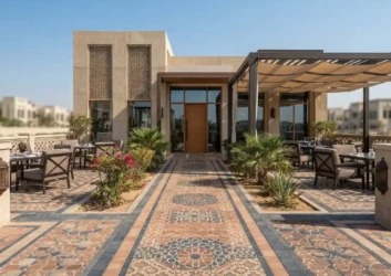 Decorative pavers for a restuarant Decorative pavers for a restuarant