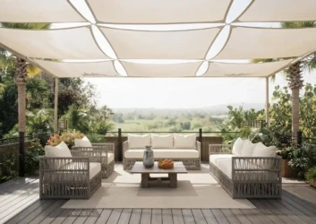 Fabric canopy pergola terrace seating uae Fabric canopy pergola terrace seating uae