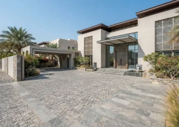 Granite pavers for a villa Granite pavers for a villa