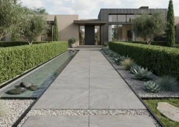 Hardscape front entry paving design landscape contractor dubai Hardscape front entry paving design landscape contractor dubai