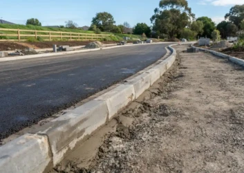 Kerbstone installation general Kerbstone installation general