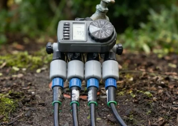 Multi zone irrigation timer hose connections Multi zone irrigation timer hose connections