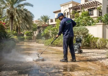 Pressure washing pavers dubai villa garden Pressure washing pavers dubai villa garden